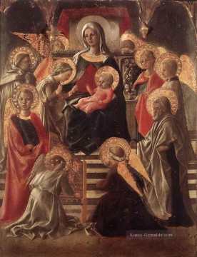  saints - Pala Colonna Renaissance Filippo Lippi